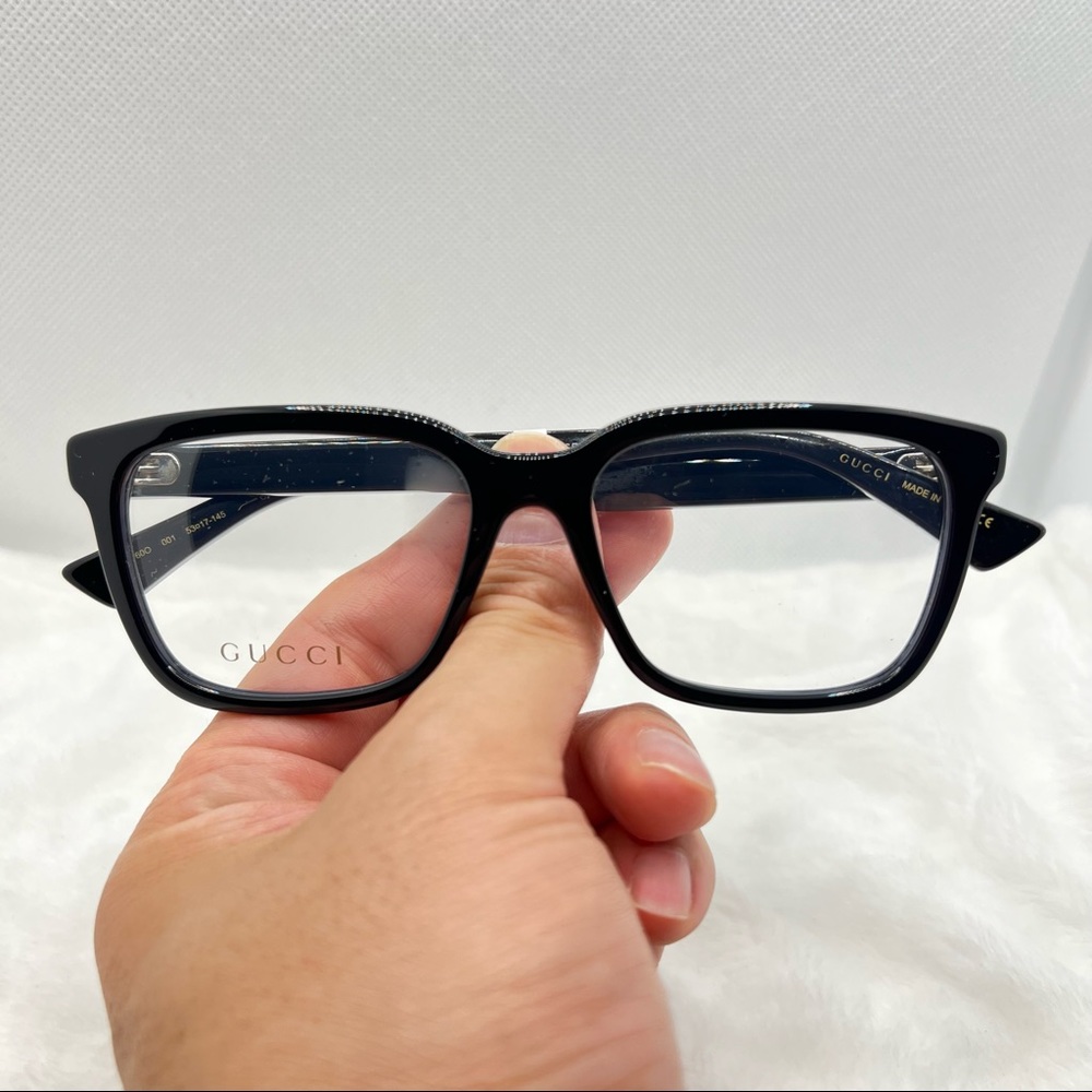 Gucci New Authentic Classic Black Optical Glasses Unisex Frame